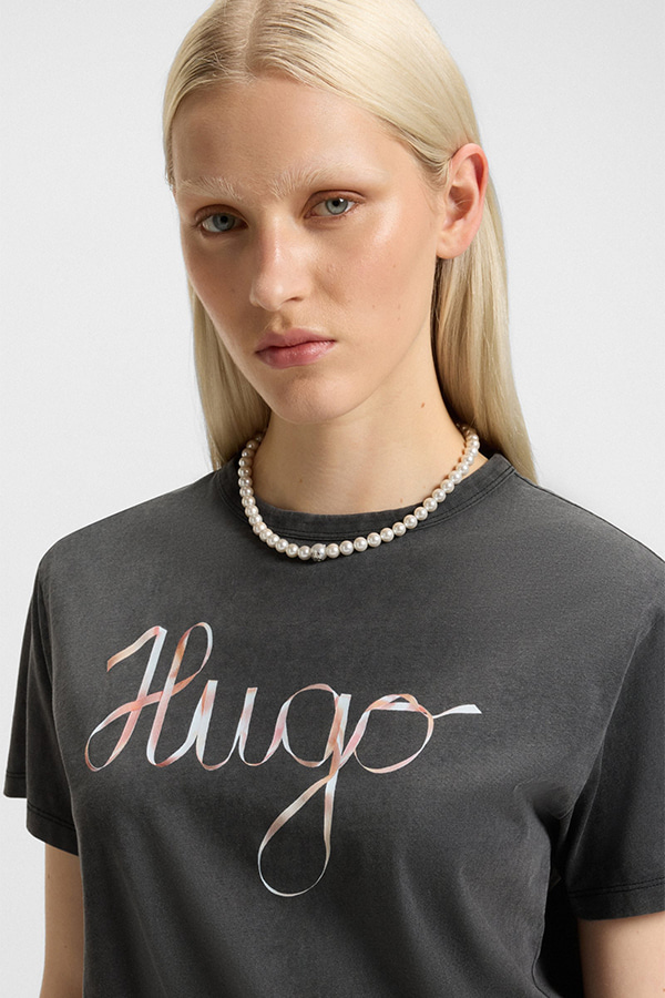 ΜΠΛΟΥΖΑ HUGO - 001 ΜΑΥΡΟ